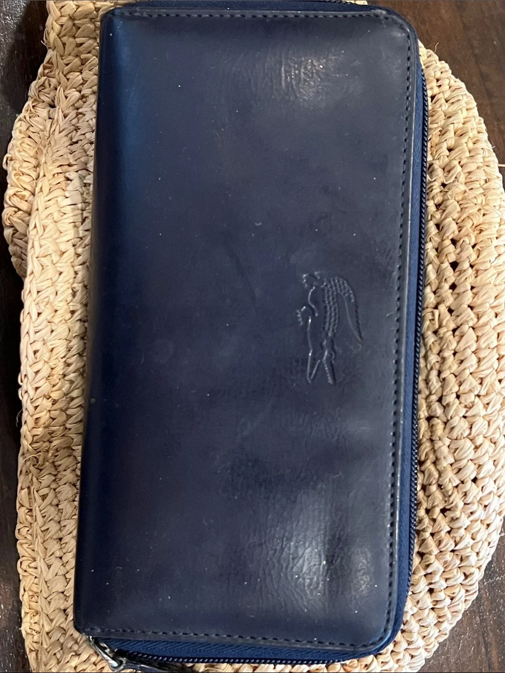 Lacoste blue Zip-around wallet